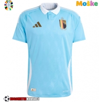 Moške Nogometnih dresov Belgija Gostujoči EP 2024 Kratki rokavi